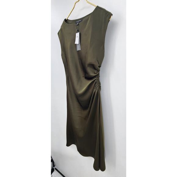 New NWT Banana Republic Olive Green Body Contour Flattering Dress Size - Picture 7 of 13